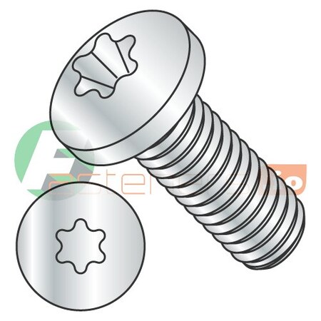 Newport Fasteners M2.5-0.45 x 10 mm Torx Pan Machine Screw, Zinc Plated Steel, 4000 PK 728397
